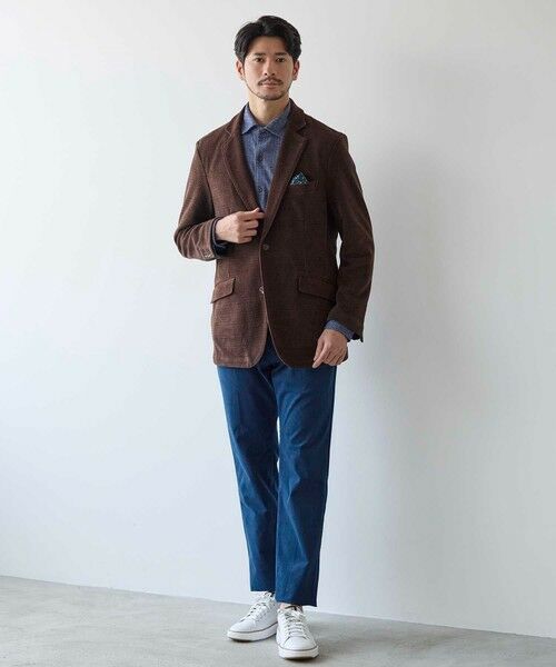 MEN'S BIGI / メンズビギ テーラードジャケット | バスケットジャガードテーラードジャケット | 詳細11