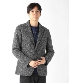 MEN'S BIGI / メンズビギ テーラードジャケット | ラーベン編みテーラードジャケット