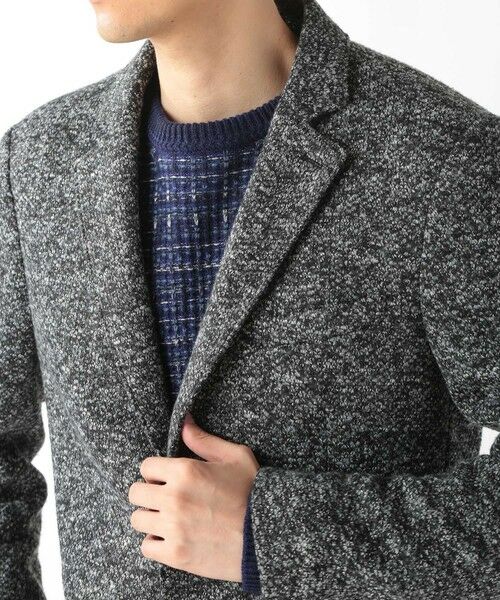 MEN'S BIGI / メンズビギ テーラードジャケット | ラーベン編みテーラードジャケット | 詳細4