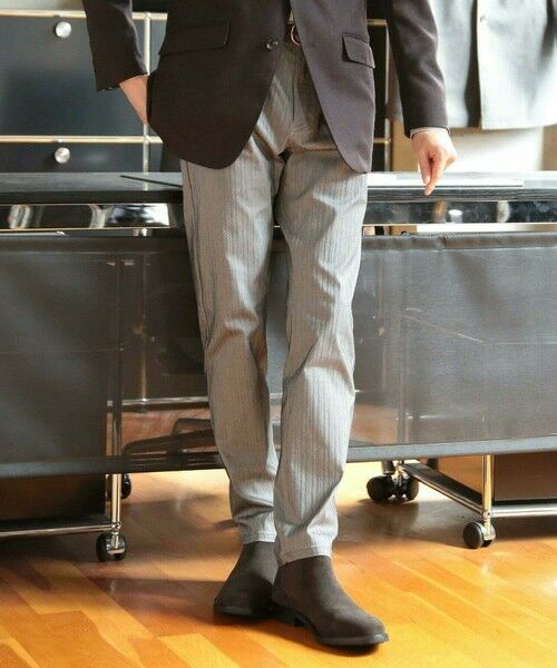 MEN'S BIGI / メンズビギ その他パンツ | ハイパーストレッチヘリンボンパンツ【大きいサイズ対応(3L、4L) S~4L展開】 | 詳細5