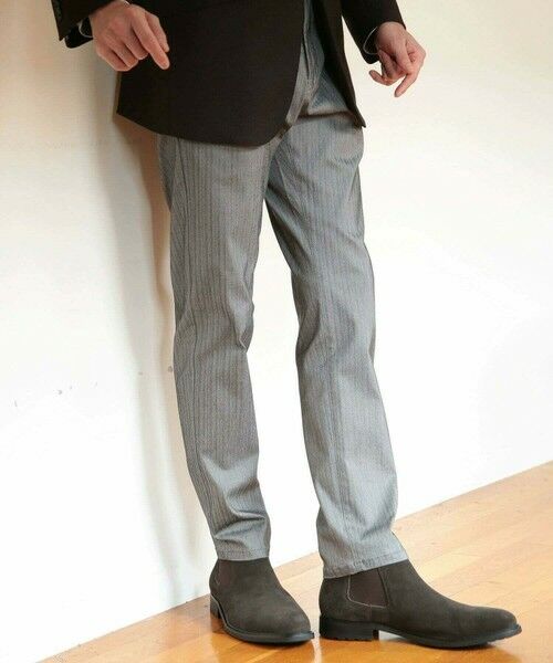 MEN'S BIGI / メンズビギ その他パンツ | ハイパーストレッチヘリンボンパンツ【大きいサイズ対応(3L、4L) S~4L展開】 | 詳細6