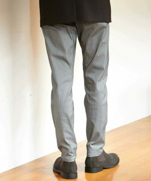 MEN'S BIGI / メンズビギ その他パンツ | ハイパーストレッチヘリンボンパンツ【大きいサイズ対応(3L、4L) S~4L展開】 | 詳細7