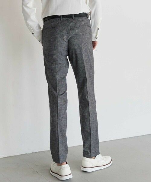 MEN'S BIGI / メンズビギ その他パンツ | メランジスラックスパンツ【セットアップ対応】 | 詳細3