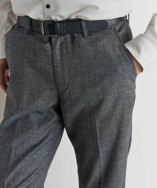 MEN'S BIGI / メンズビギ その他パンツ | メランジスラックスパンツ【セットアップ対応】 | 詳細4