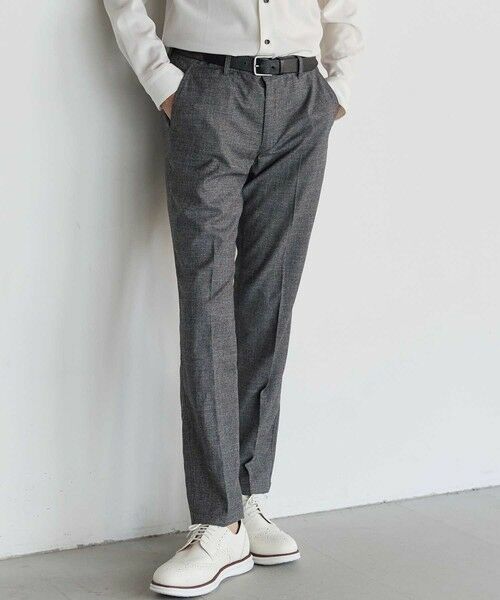 MEN'S BIGI / メンズビギ その他パンツ | メランジスラックスパンツ【セットアップ対応】（グレー）