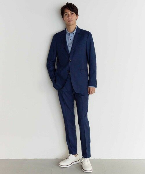 MEN'S BIGI / メンズビギ その他パンツ | メランジスラックスパンツ【セットアップ対応】 | 詳細12