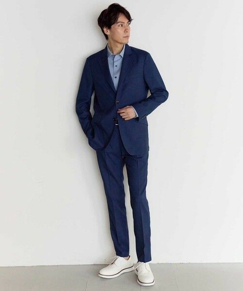 MEN'S BIGI / メンズビギ その他パンツ | メランジスラックスパンツ【セットアップ対応】 | 詳細13