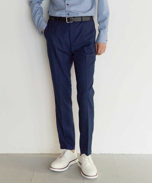 MEN'S BIGI / メンズビギ その他パンツ | メランジスラックスパンツ【セットアップ対応】 | 詳細8