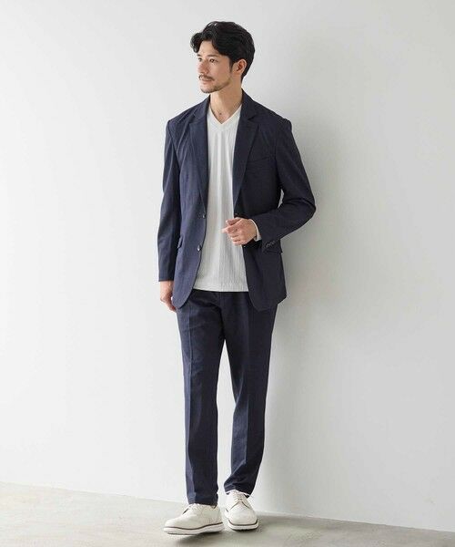 MEN'S BIGI / メンズビギ スラックス・ドレスパンツ | ジャガードポンチ パンツ＜セットアップ対応＞ | 詳細12