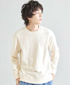 MEN'S BIGI / メンズビギ ニット・セーター | 【洗える】クルーネックモールニット
