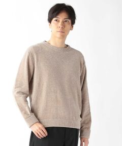MEN'S BIGI / メンズビギ ニット・セーター | 【洗える】クルーネックモールニット