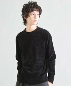 MEN'S BIGI / メンズビギ ニット・セーター | 【洗える】クルーネックモールニット