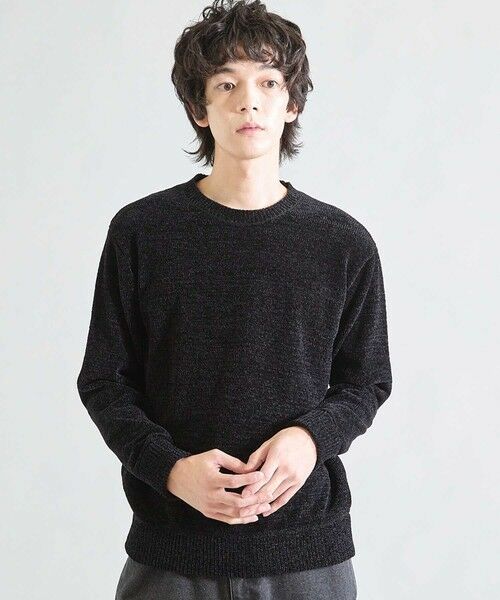 MEN'S BIGI / メンズビギ ニット・セーター | 【洗える】クルーネックモールニット | 詳細6
