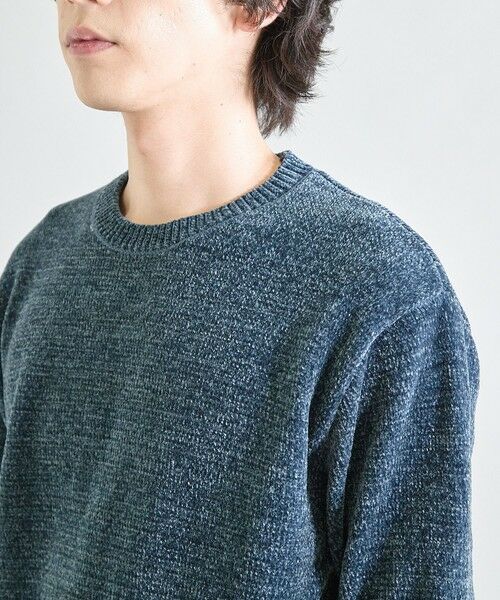 MEN'S BIGI / メンズビギ ニット・セーター | 【洗える】クルーネックモールニット | 詳細14