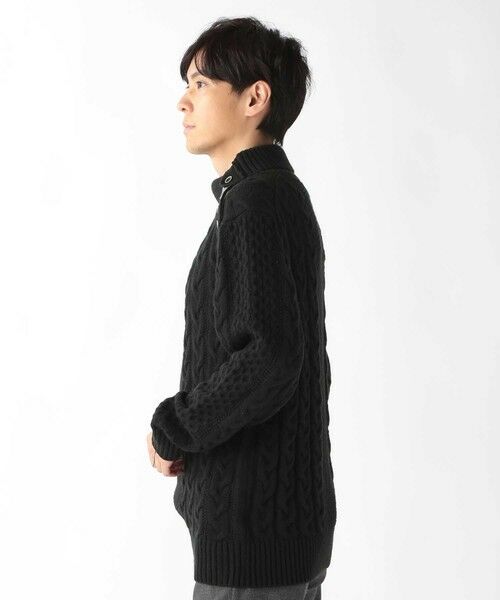 MEN'S BIGI / メンズビギ ニット・セーター | ドクターネックケーブルニット | 詳細6