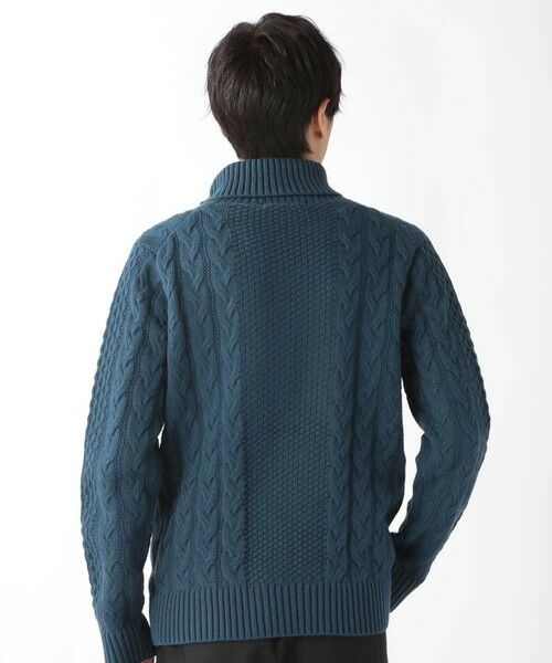 MEN'S BIGI / メンズビギ ニット・セーター | ドクターネックケーブルニット | 詳細11