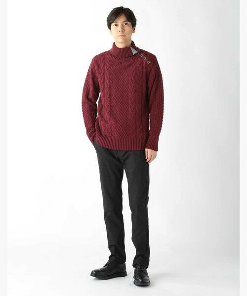 MEN'S BIGI / メンズビギ ニット・セーター | ドクターネックケーブルニット | 詳細17