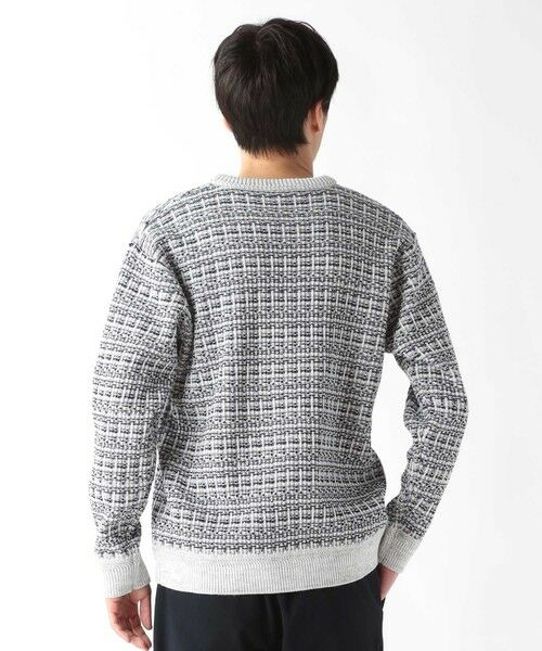 MEN'S BIGI / メンズビギ ニット・セーター | ツイードライクニットリラックスプルオーバー | 詳細3