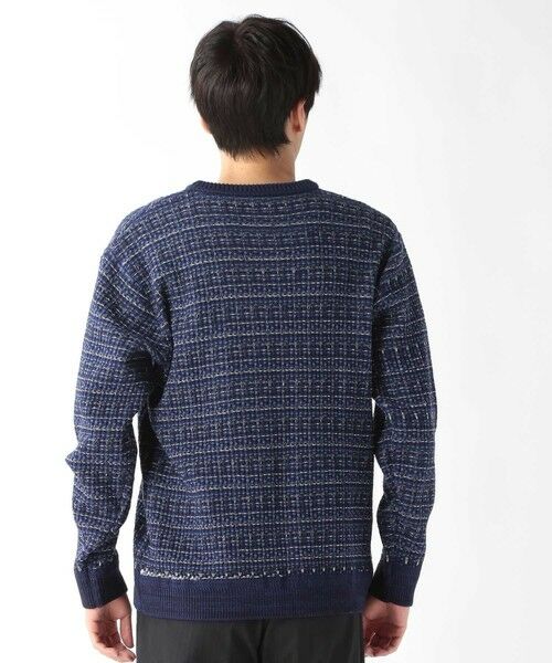 MEN'S BIGI / メンズビギ ニット・セーター | ツイードライクニットリラックスプルオーバー | 詳細12