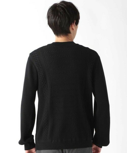 MEN'S BIGI / メンズビギ ニット・セーター | スウィッチデザイン モックネックニット | 詳細8