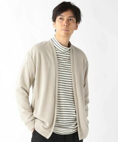 MEN'S BIGI / メンズビギ カーディガン・ボレロ | メランジブークレボタンレスカーディガン