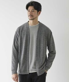 MEN'S BIGI / メンズビギ カーディガン・ボレロ | メランジブークレボタンレスカーディガン