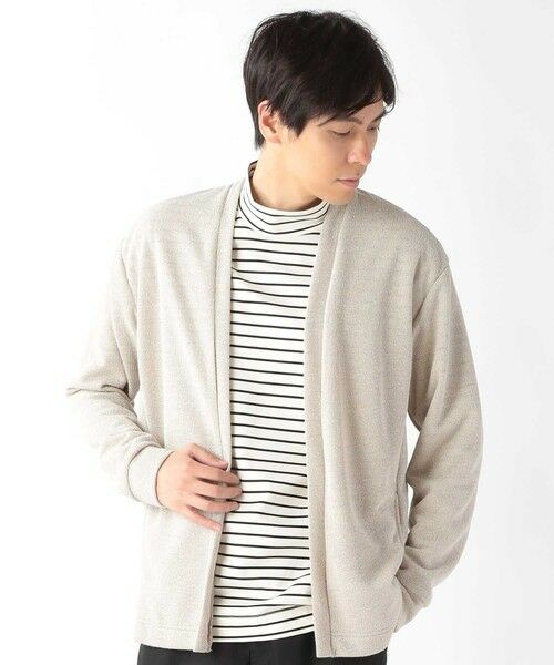 MEN'S BIGI / メンズビギ カーディガン・ボレロ | メランジブークレボタンレスカーディガン | 詳細1