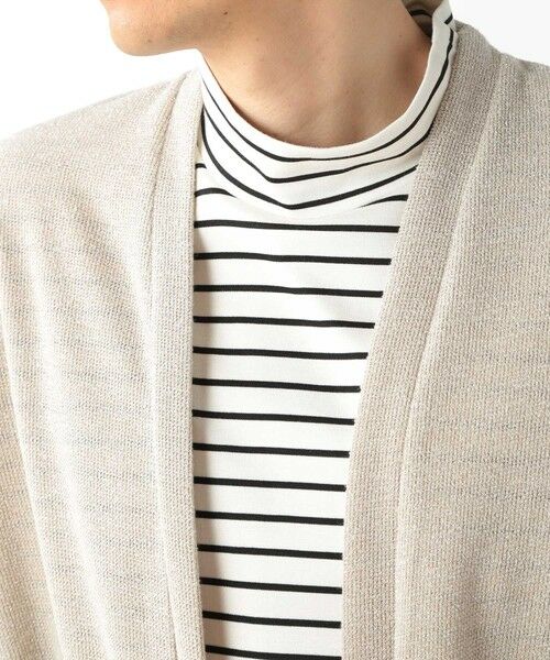 MEN'S BIGI / メンズビギ カーディガン・ボレロ | メランジブークレボタンレスカーディガン | 詳細4