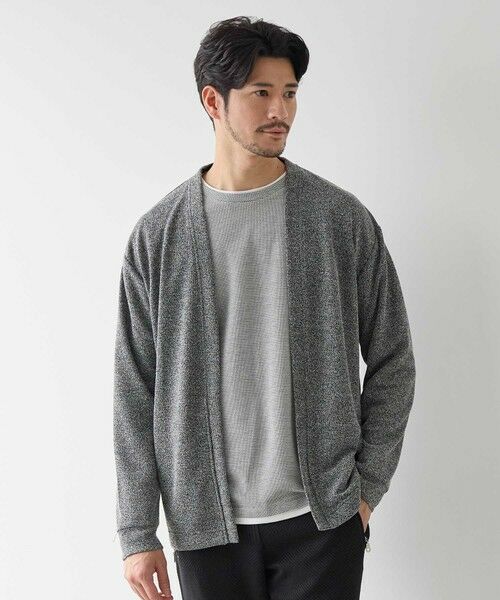 MEN'S BIGI / メンズビギ カーディガン・ボレロ | メランジブークレボタンレスカーディガン | 詳細6