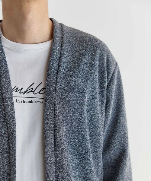 MEN'S BIGI / メンズビギ カーディガン・ボレロ | メランジブークレボタンレスカーディガン | 詳細14