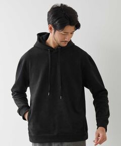 MEN'S BIGI / メンズビギ スウェット | フェイクスエードプルオーバーパーカー