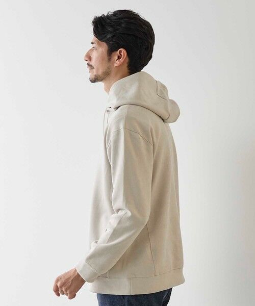 MEN'S BIGI / メンズビギ スウェット | フェイクスエードプルオーバーパーカー | 詳細2