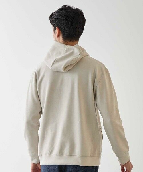 MEN'S BIGI / メンズビギ スウェット | フェイクスエードプルオーバーパーカー | 詳細3