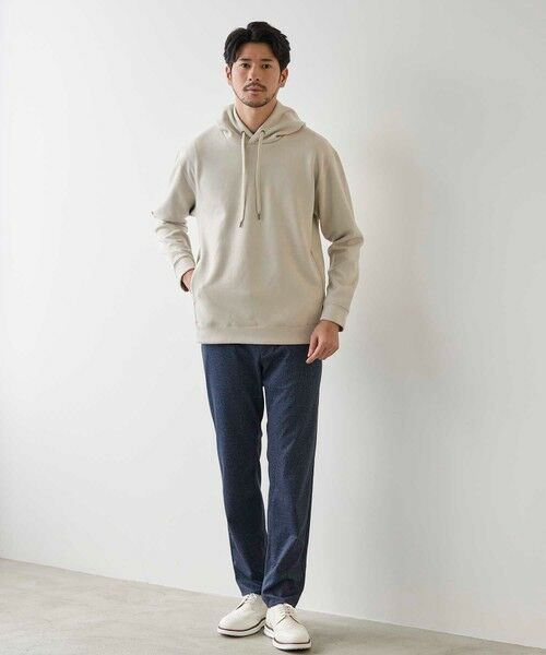 MEN'S BIGI / メンズビギ スウェット | フェイクスエードプルオーバーパーカー | 詳細4