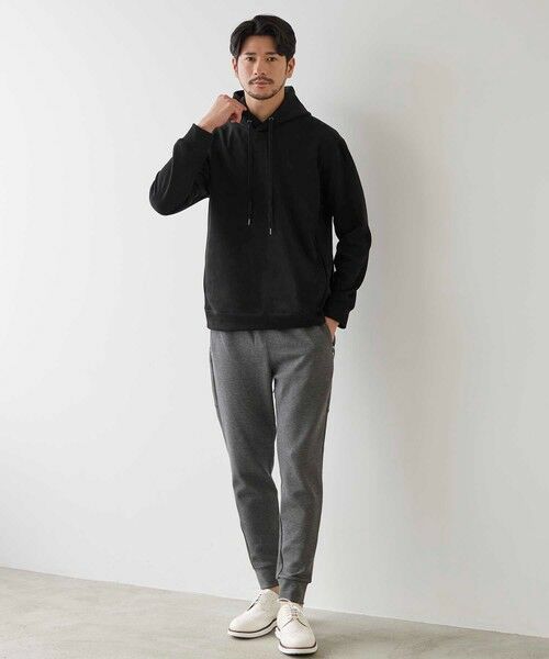 MEN'S BIGI / メンズビギ スウェット | フェイクスエードプルオーバーパーカー | 詳細15