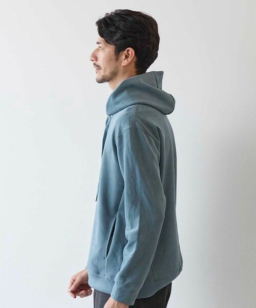 MEN'S BIGI / メンズビギ スウェット | フェイクスエードプルオーバーパーカー | 詳細17