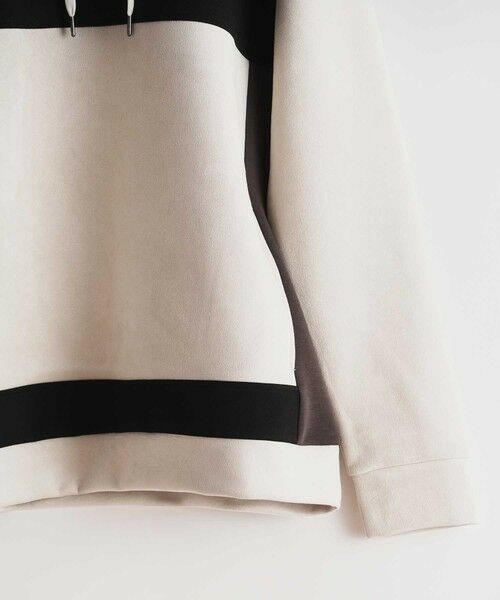 MEN'S BIGI / メンズビギ スウェット | フェイクスエード 切り替え リラックスフィットパーカ | 詳細2