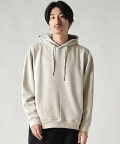 MEN'S BIGI / メンズビギ スウェット | ＊WEB限定 フェイクスエード リラックスフィットフーディ
