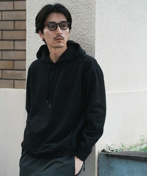 MEN'S BIGI / メンズビギ スウェット | ＊WEB限定 フェイクスエード リラックスフィットフーディ | 詳細7