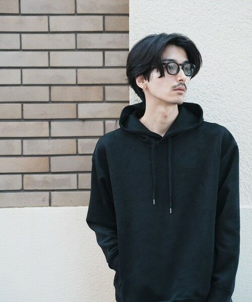 MEN'S BIGI / メンズビギ スウェット | ＊WEB限定 フェイクスエード リラックスフィットフーディ | 詳細9