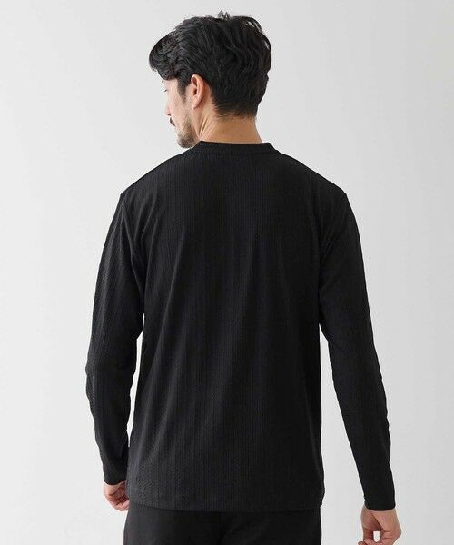 MEN'S BIGI / メンズビギ Tシャツ | リンクスジャガード　リブニットソーTシャツ | 詳細13
