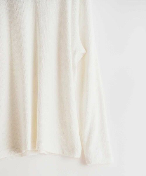 MEN'S BIGI / メンズビギ Tシャツ | ジオメトリックジャガードVネックロンT | 詳細2