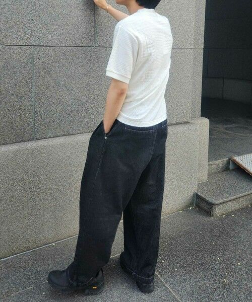 MEN'S BIGI / メンズビギ Tシャツ | リンクスジャガードグレンチェック柄T | 詳細3