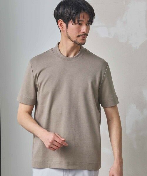 MEN'S BIGI / メンズビギ Tシャツ | シルケットスムースクルーネックテーラーTシャツ | 詳細8