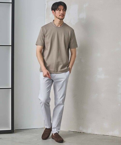 MEN'S BIGI / メンズビギ Tシャツ | シルケットスムースクルーネックテーラーTシャツ | 詳細9