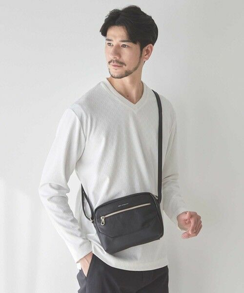 MEN'S BIGI / メンズビギ ショルダーバッグ | 【Prosperity/プロスペリティ×UNIONSTATION 別注】ミニショルダーバッグ/カメラバッグ（ネイビー）