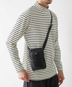 MEN'S BIGI / メンズビギ ショルダーバッグ | 【SEEKER/シーカー×UNIONSTATION別注】牛革ミニショルダーバッグ/ネックポーチ