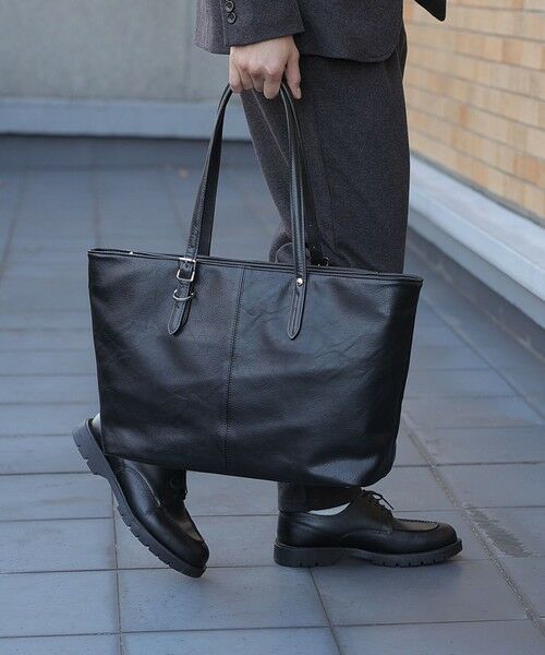 MEN'S BIGI / メンズビギ トートバッグ | 【PRO-SPERITY/プロスペリティ】別注　フェイクレザートートバッグ | 詳細5