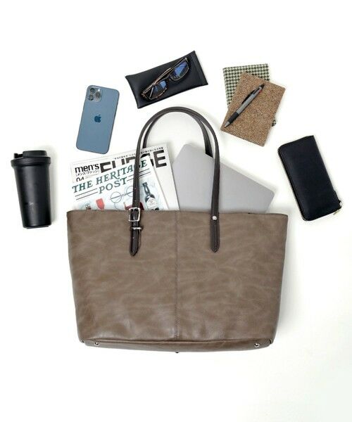 MEN'S BIGI / メンズビギ トートバッグ | 【PRO-SPERITY/プロスペリティ】別注　フェイクレザートートバッグ | 詳細17