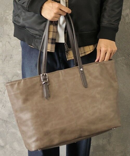 MEN'S BIGI / メンズビギ トートバッグ | 【PRO-SPERITY/プロスペリティ】別注　フェイクレザートートバッグ | 詳細20